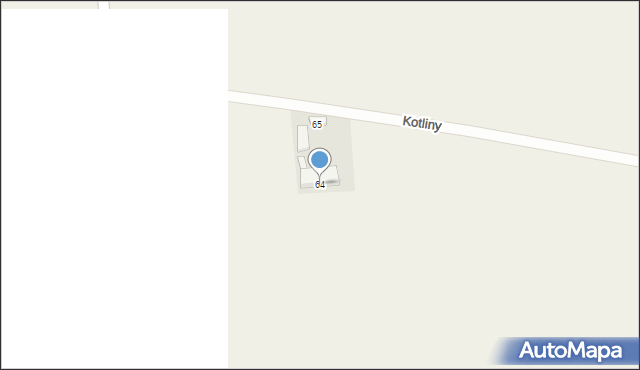 Kotliny, Kotliny, 64, mapa Kotliny