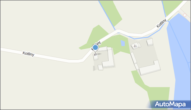 Kotliny, Kotliny, 67, mapa Kotliny