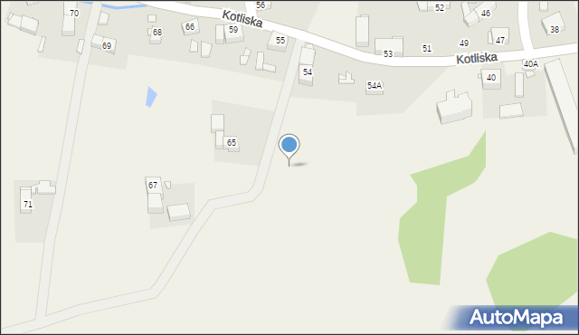 Kotliska, Kotliska, 54b, mapa Kotliska