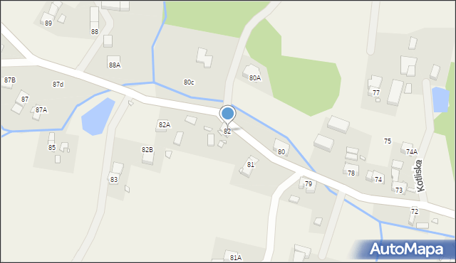 Kotliska, Kotliska, 82, mapa Kotliska