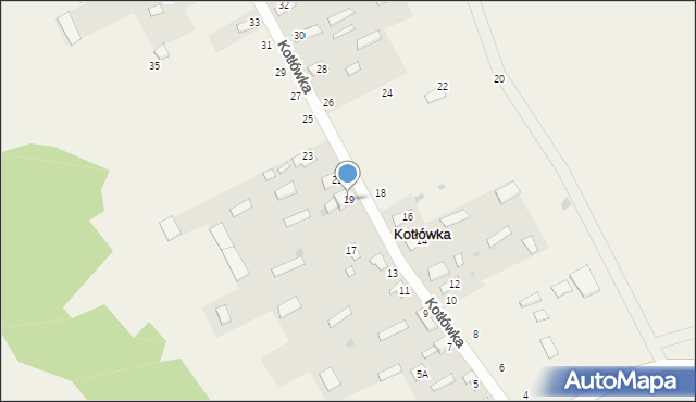 Kotłówka, Kotłówka, 19, mapa Kotłówka