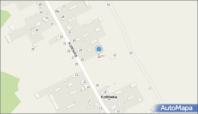 Kotłówka, Kotłówka, 24, mapa Kotłówka
