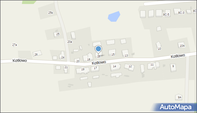 Kotłowo, Kotłowo, 16, mapa Kotłowo