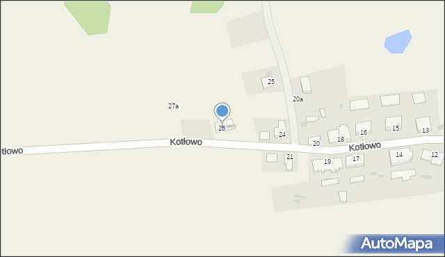 Kotłowo, Kotłowo, 26, mapa Kotłowo