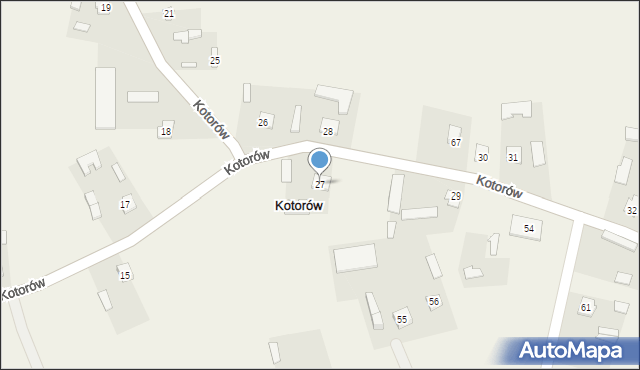 Kotorów, Kotorów, 27, mapa Kotorów