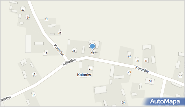 Kotorów, Kotorów, 28, mapa Kotorów