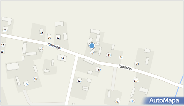 Kotorów, Kotorów, 32, mapa Kotorów