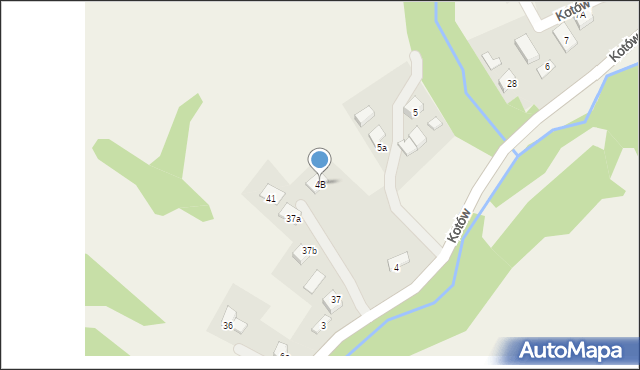 Kotów, Kotów, 4B, mapa Kotów
