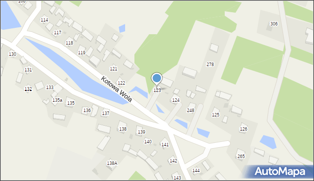 Kotowa Wola, Kotowa Wola, 123, mapa Kotowa Wola