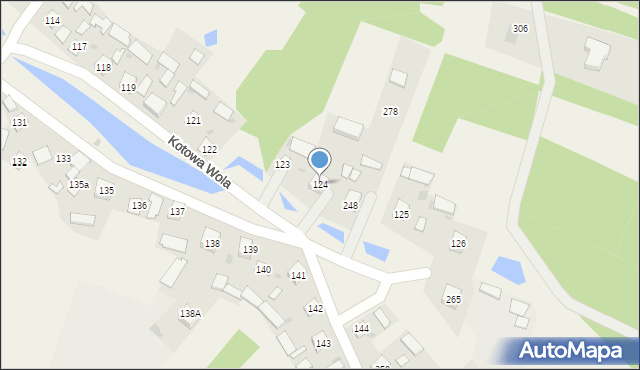 Kotowa Wola, Kotowa Wola, 124, mapa Kotowa Wola