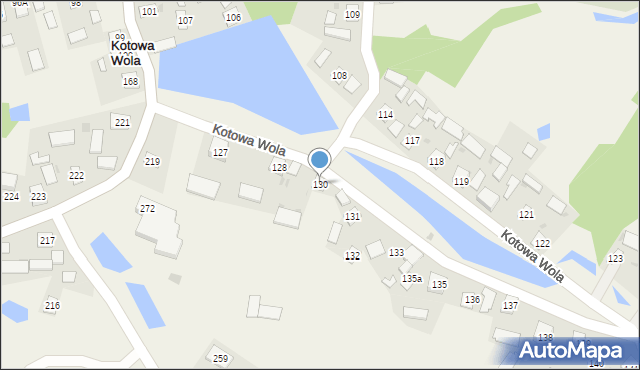 Kotowa Wola, Kotowa Wola, 130, mapa Kotowa Wola