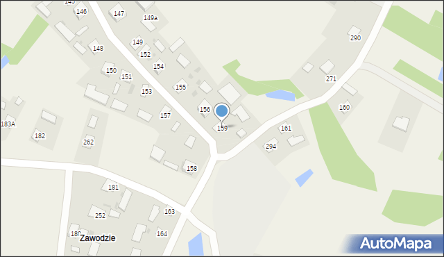 Kotowa Wola, Kotowa Wola, 159, mapa Kotowa Wola