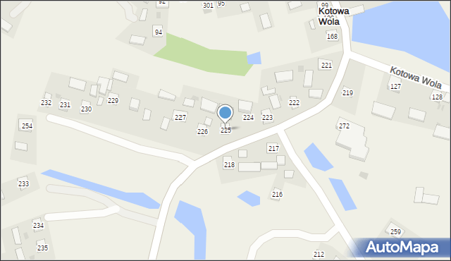 Kotowa Wola, Kotowa Wola, 225, mapa Kotowa Wola