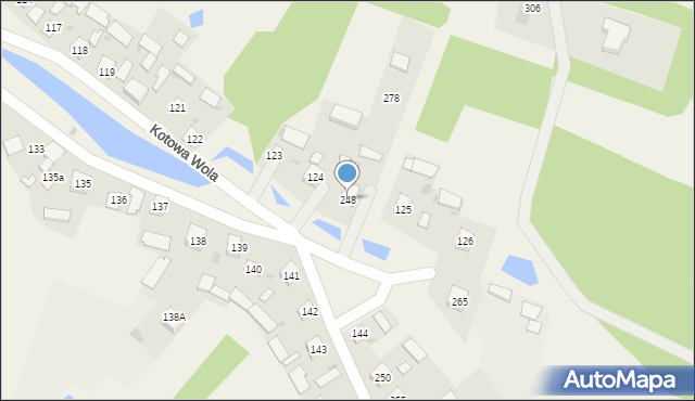 Kotowa Wola, Kotowa Wola, 248, mapa Kotowa Wola