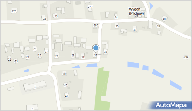 Kotowa Wola, Kotowa Wola, 32, mapa Kotowa Wola