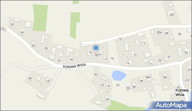 Kotowa Wola, Kotowa Wola, 78, mapa Kotowa Wola