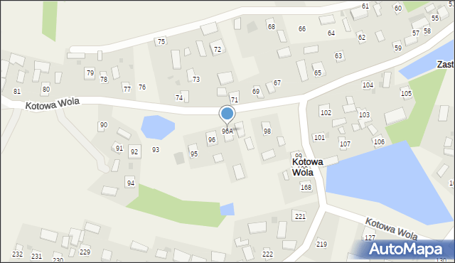 Kotowa Wola, Kotowa Wola, 96A, mapa Kotowa Wola