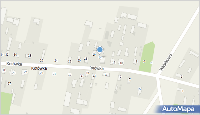 Kotówka, Kotówka, 14, mapa Kotówka