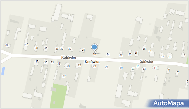 Kotówka, Kotówka, 26, mapa Kotówka