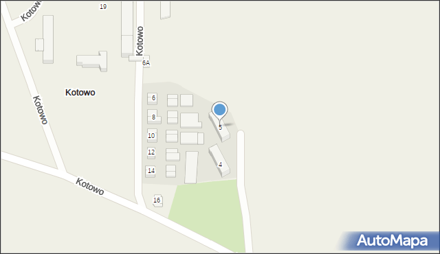 Kotowo, Kotowo, 5, mapa Kotowo