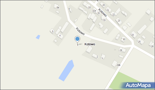 Kotowo, Kotowo, 3, mapa Kotowo