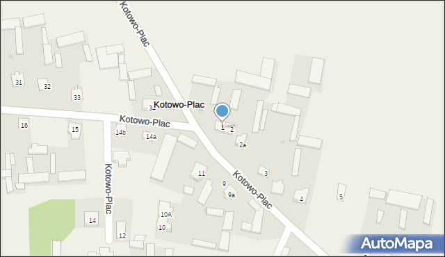 Kotowo-Plac, Kotowo-Plac, 1, mapa Kotowo-Plac