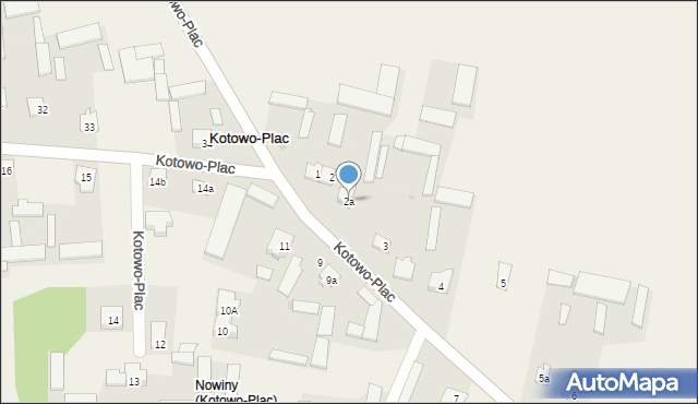 Kotowo-Plac, Kotowo-Plac, 2a, mapa Kotowo-Plac