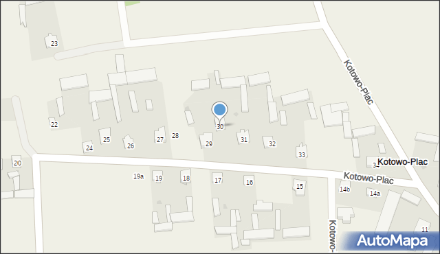 Kotowo-Plac, Kotowo-Plac, 30, mapa Kotowo-Plac