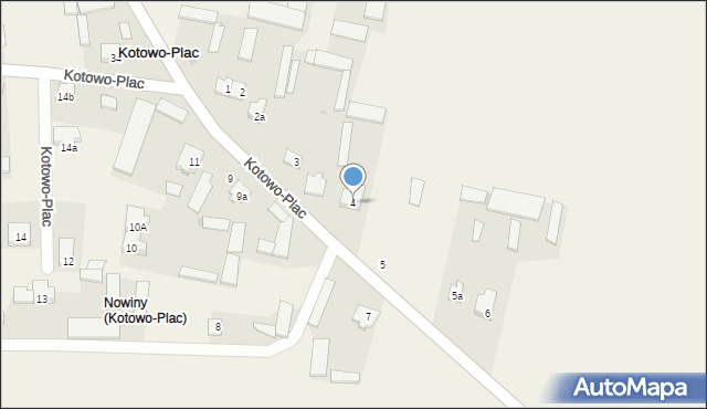 Kotowo-Plac, Kotowo-Plac, 4, mapa Kotowo-Plac