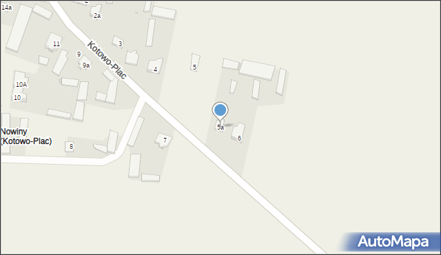 Kotowo-Plac, Kotowo-Plac, 5a, mapa Kotowo-Plac