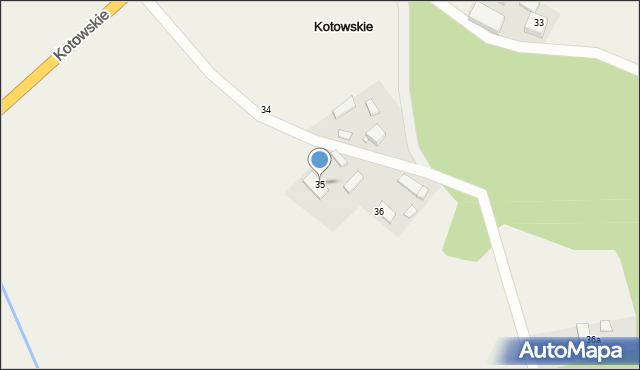 Kotowskie, Kotowskie, 35, mapa Kotowskie