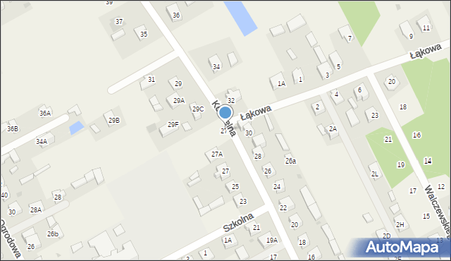 Kotuń, Kościelna, 27B, mapa Kotuń