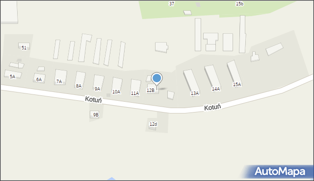 Kotuń, Kotuń, 12C, mapa Kotuń
