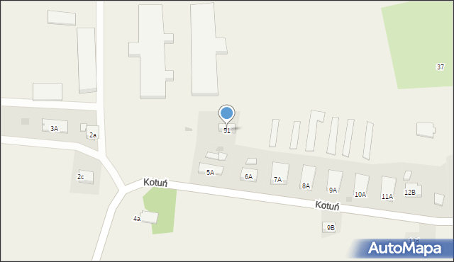 Kotuń, Kotuń, 51, mapa Kotuń