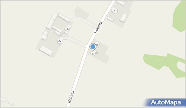 Kotunia, Kotunia, 37, mapa Kotunia