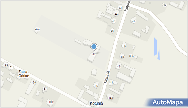 Kotunia, Kotunia, 47, mapa Kotunia
