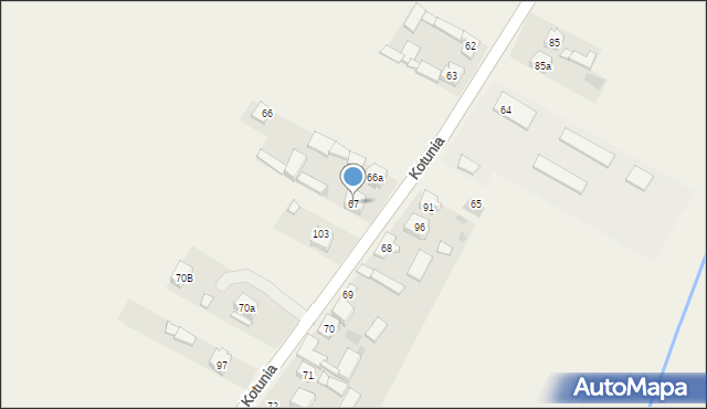 Kotunia, Kotunia, 67, mapa Kotunia