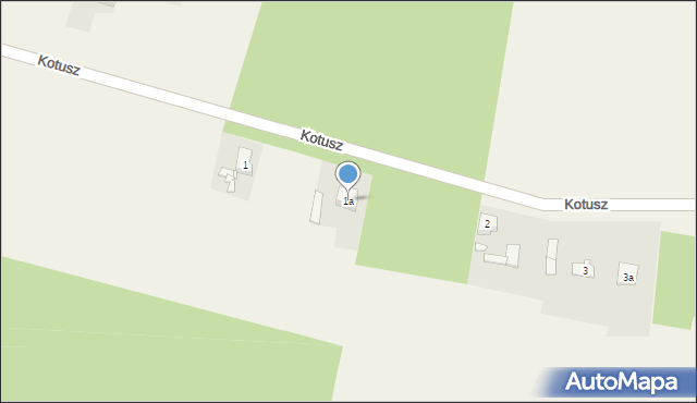Kotusz, Kotusz, 1a, mapa Kotusz