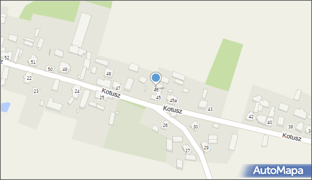 Kotusz, Kotusz, 46, mapa Kotusz