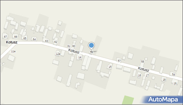 Kotusz, Kotusz, 59, mapa Kotusz