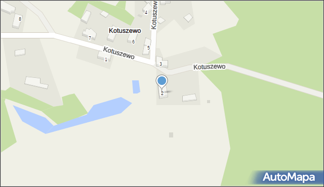 Kotuszewo, Kotuszewo, 2, mapa Kotuszewo