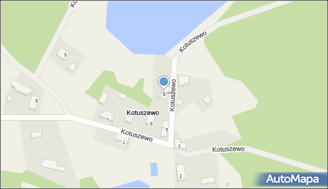 Kotuszewo, Kotuszewo, 4, mapa Kotuszewo