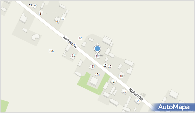 Kotuszów, Kotuszów, 14, mapa Kotuszów