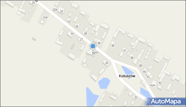 Kotuszów, Kotuszów, 29, mapa Kotuszów