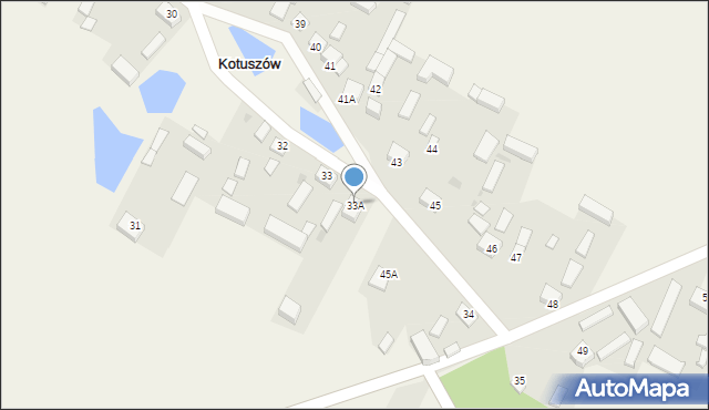 Kotuszów, Kotuszów, 33A, mapa Kotuszów