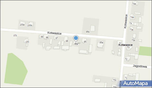 Kotwasice, Kotwasice, 96a, mapa Kotwasice