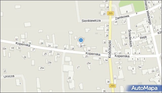 Kowal, Kopernika Mikołaja, 16, mapa Kowal