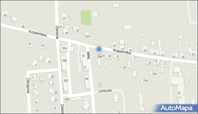 Kowal, Kopernika Mikołaja, 33A, mapa Kowal