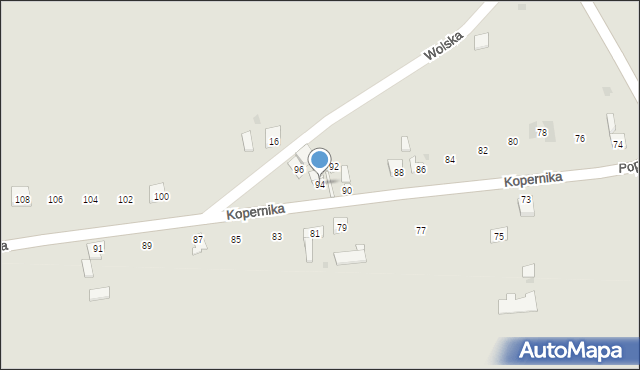 Kowal, Kopernika Mikołaja, 94, mapa Kowal