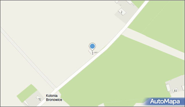 Kowala, Kowala, 1, mapa Kowala